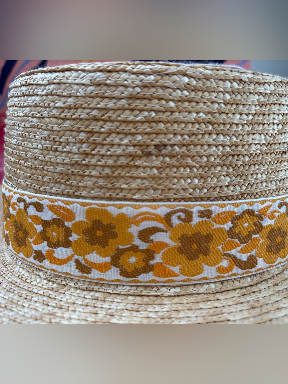 Lack of Color The Spencer Boater - Retro Marigold, S - Picture 10 of 15